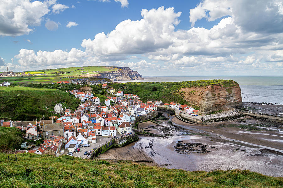 Staithes Yorkshire Photograph by Shirley Mitchell