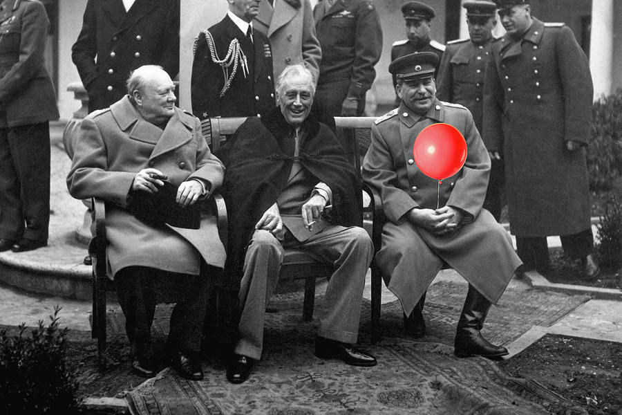 Stalins Red Balloon Digital Art by John Haldane