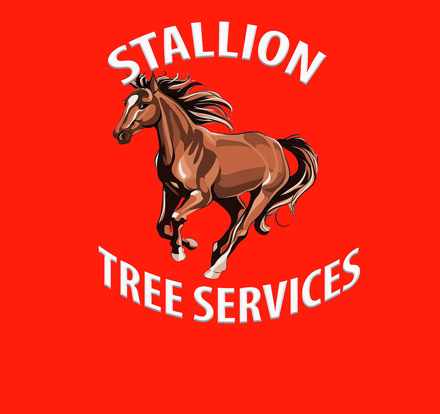Stallion Tree Services Digital Art by Roy Pedersen