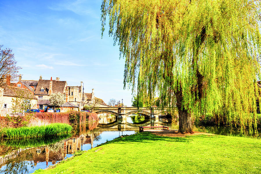 Stamford Town Bridge And River Welland Photograph by Paul Thompson ...