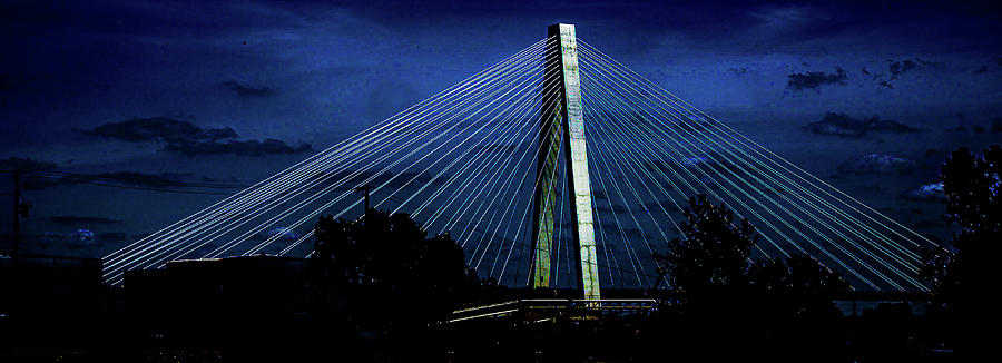 Stan Muscial Memorial Bridge Photograph by Ken Sexton