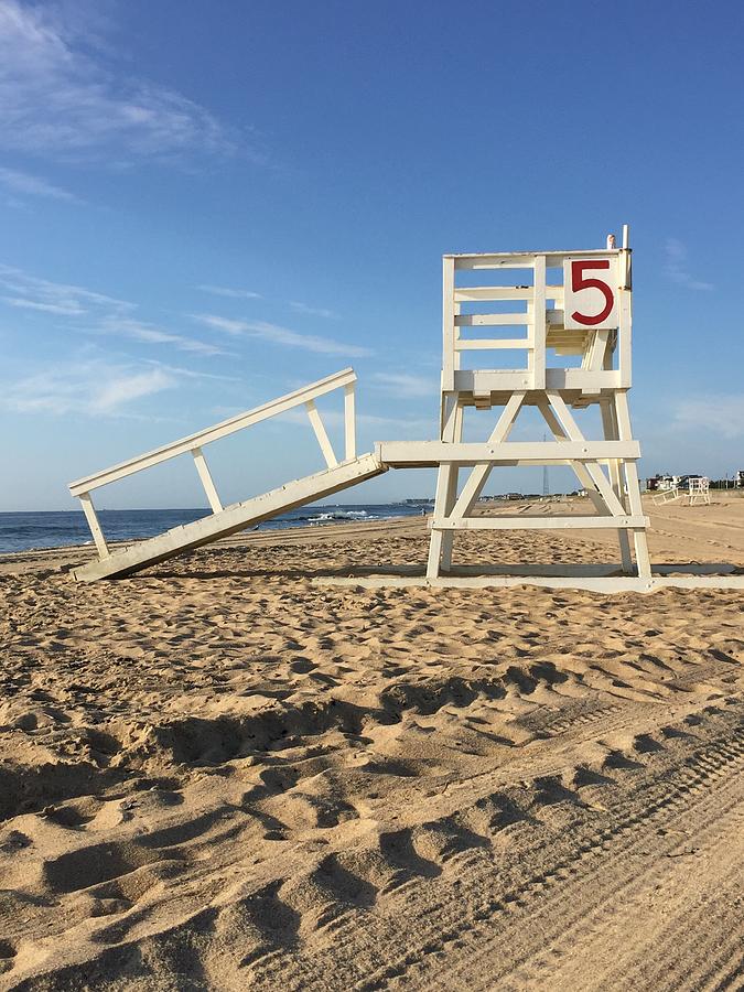 Stand 5 at Sea Girt Beach Photograph by Kerry Tarigo - Fine Art America