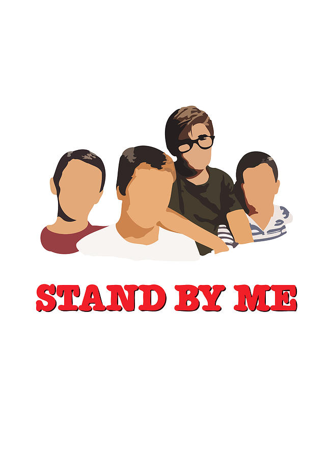 Stand by Me minimalist Digital Art by Remake Posters - Fine Art America