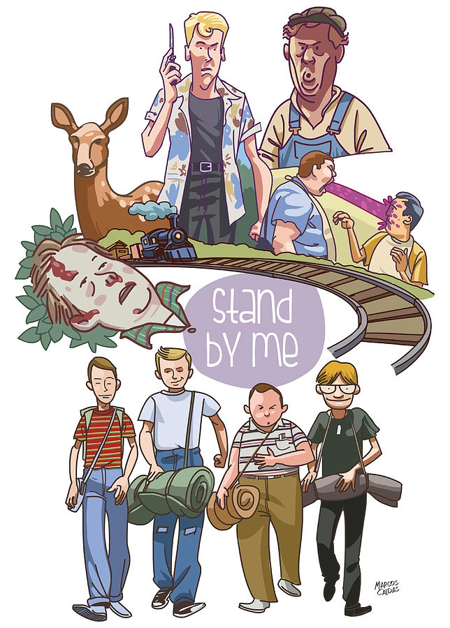 Stand by me Poster hippie Painting by Lee Archie | Fine Art America