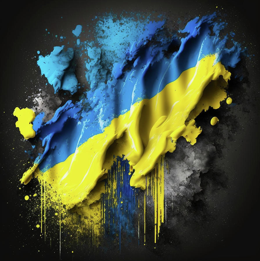 Stand with Ukraine Digital Art by Anna Rumiantseva