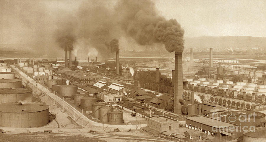 Standard Oil Company, Richmond, California c1913 Photograph by Granger