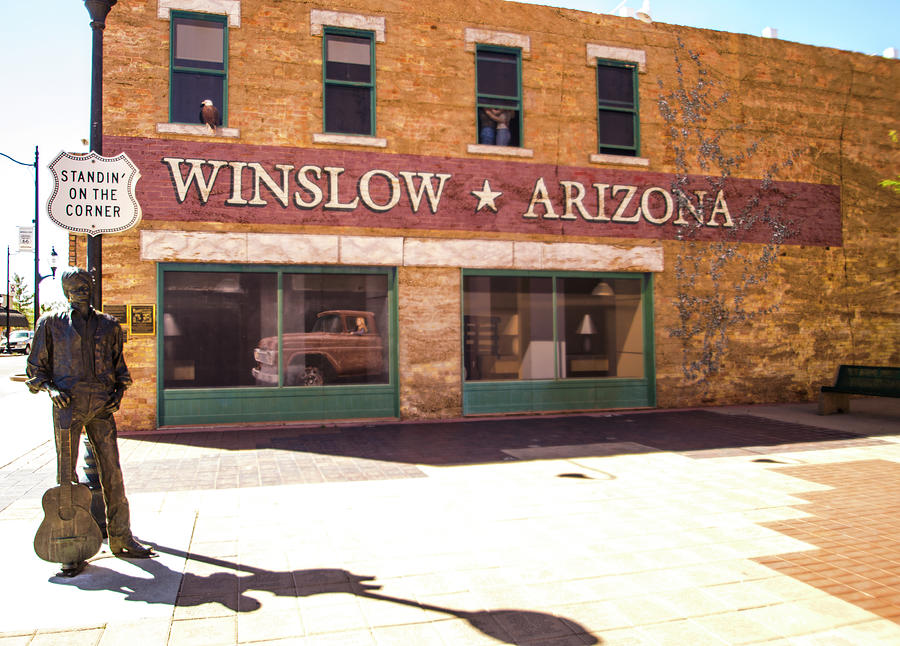 Standin' on a Corner in Winslow Arizona Photograph by Deborah Smolinske ...