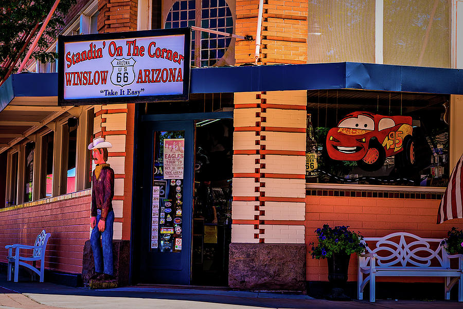 Rock And Roll Photograph - Standin On the Corner Gift Shop by Paul LeSage