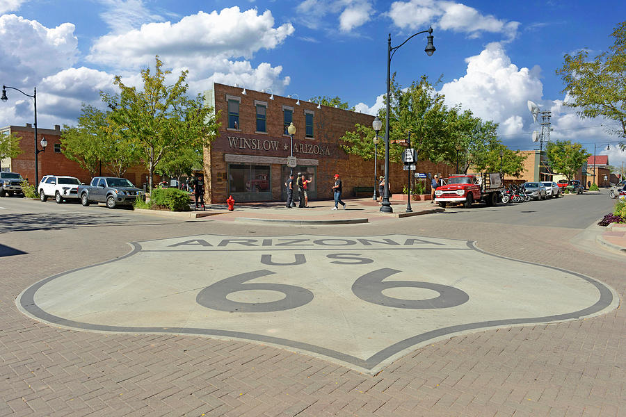 Standin on the Corner in Winslow Arizona Photograph by Chris Smith