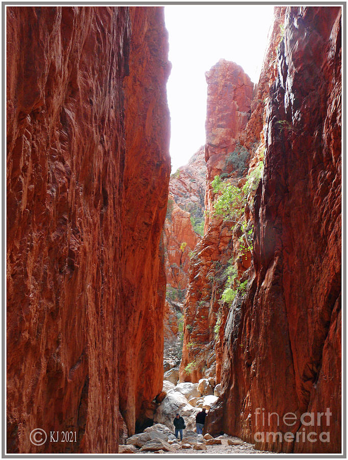 Standley Chasm - Macdonnell Ranges Photograph by Klaus Jaritz