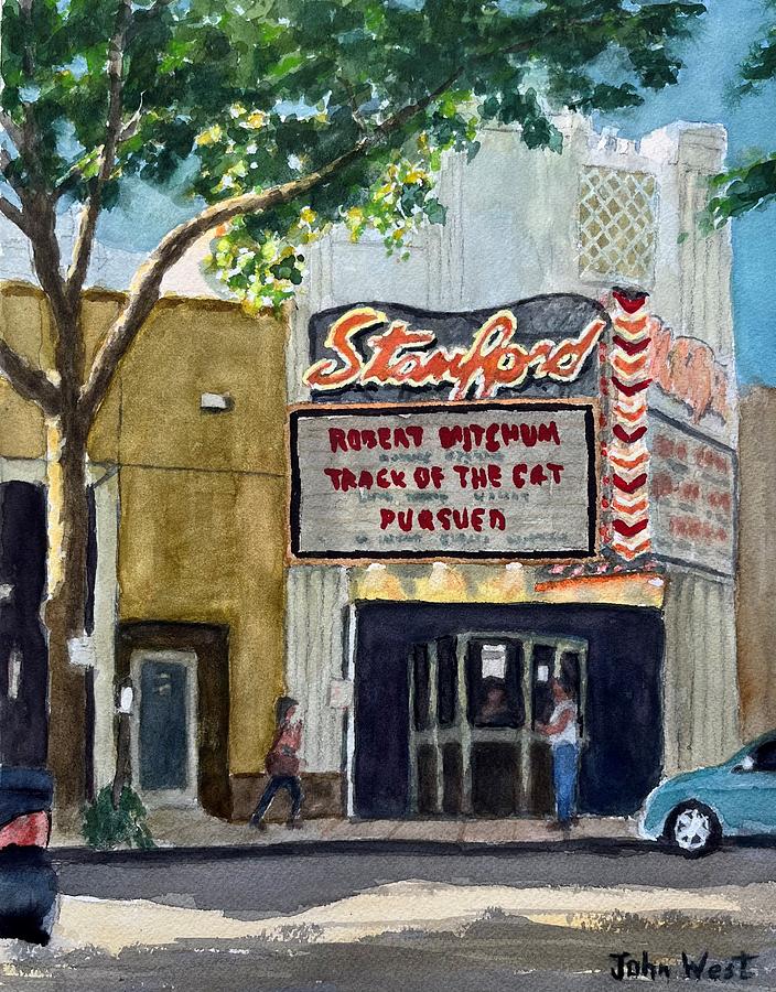 Stanford Theater Painting by John West