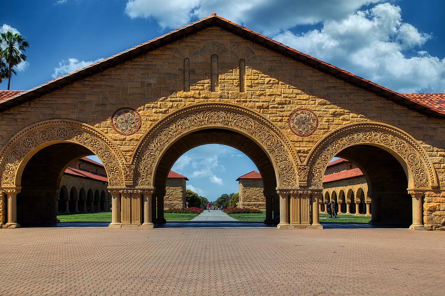 Stanford University Photograph - Stanford University Campus by Mountain Dreams
