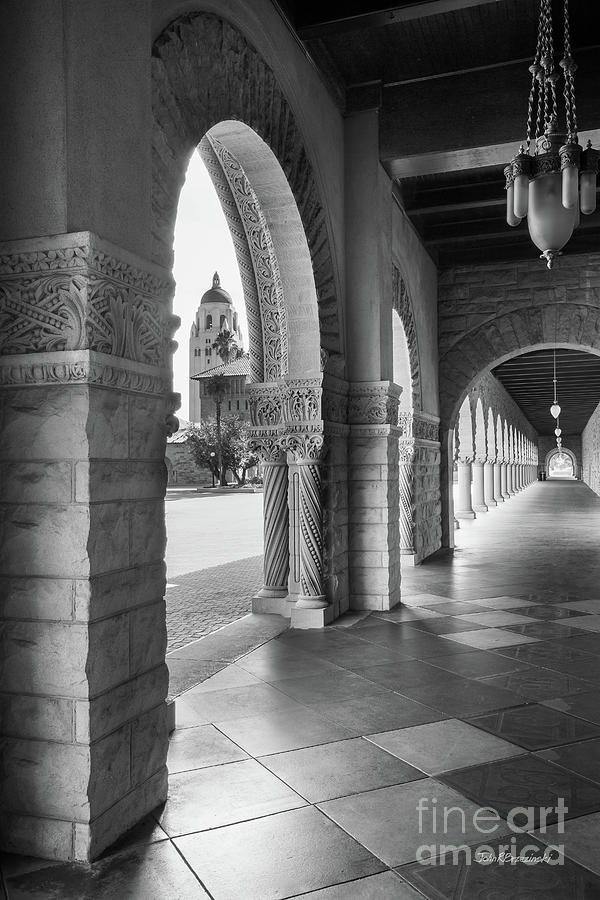 Palo Alto Photograph - Stanford University Main Quad Walkway by University Icons