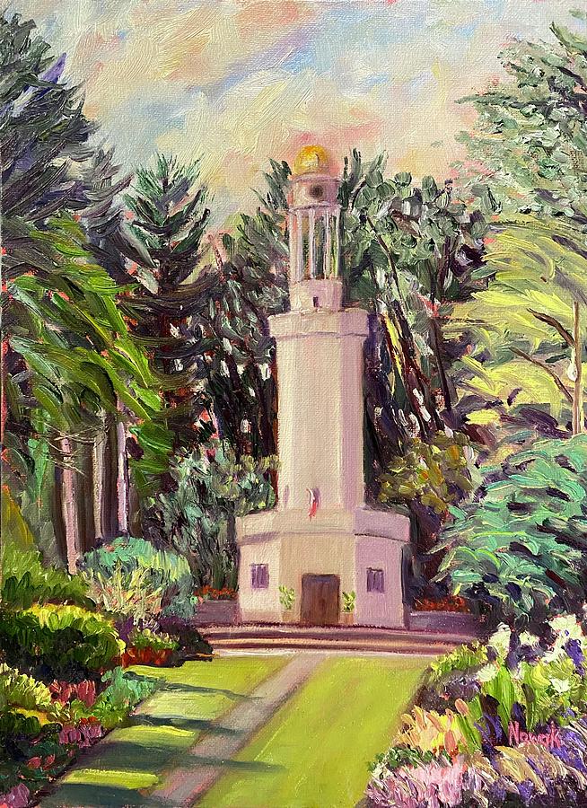 Stanley Park Bell Towe Summer Painting by Richard Nowak