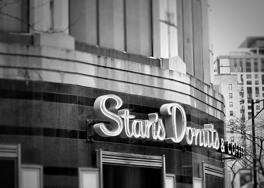 Stans Donuts BW Photograph by Mary Pille