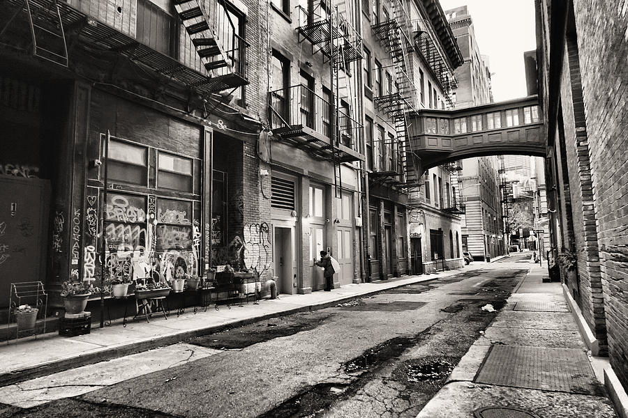 Staple Street, Winter Afternoon A Tribeca Impression Photograph by Steve Ember