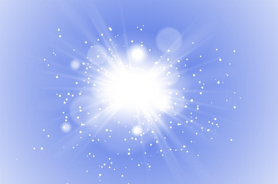 Star Burst Glitters Drawing by Amtitus