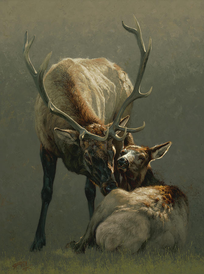 Wildlife Painting - Star Crossed by Greg Beecham