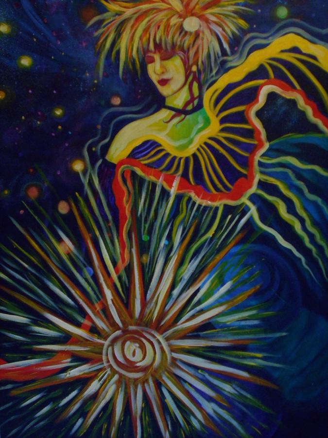Star Dancer Painting by Carolyn LeGrand