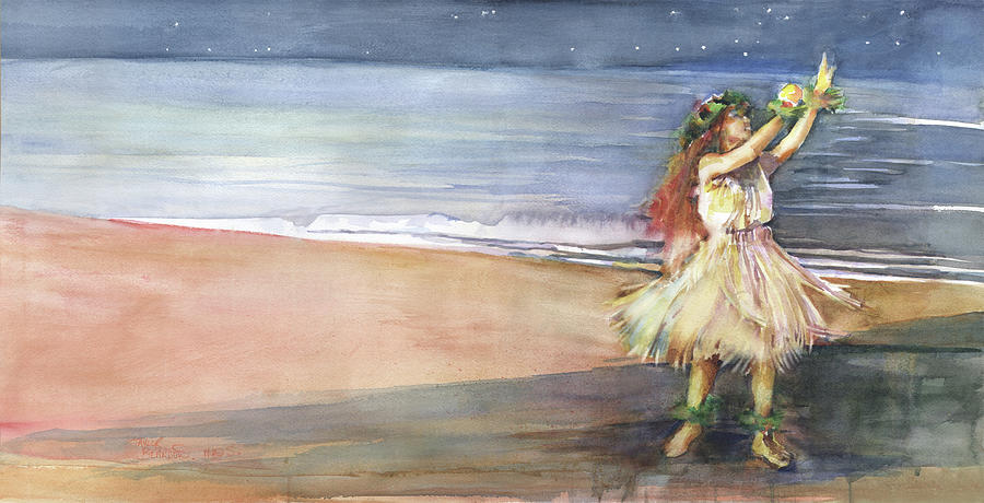 Star Dancer Painting by Penny Taylor-Beardow