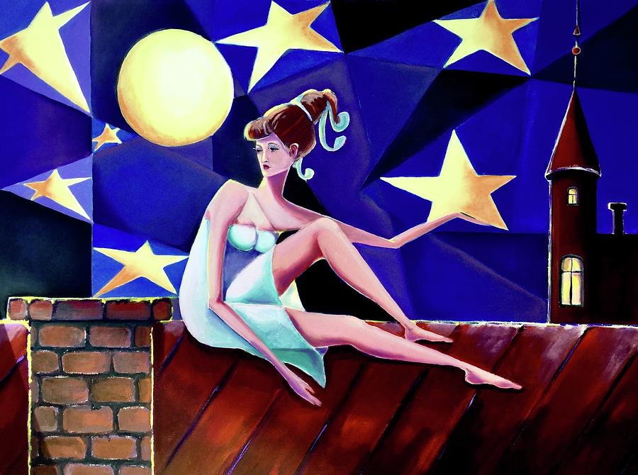 Star fairy Painting by Lana Sylber