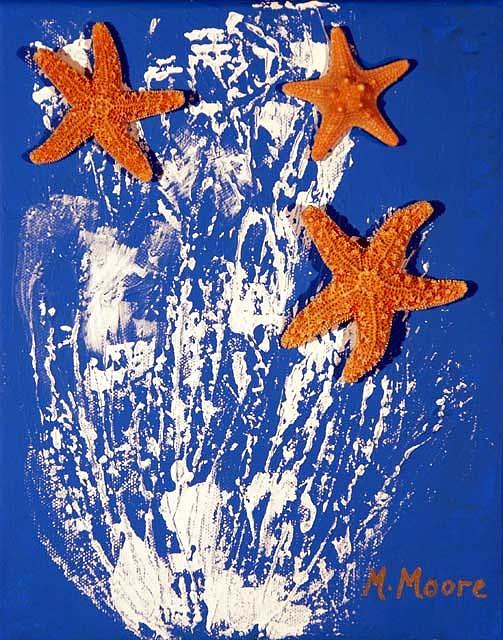 Star Fish Jig Painting by Marlene Moore
