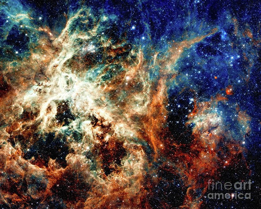Star Formation in Tarantula Nebula in HIgh Resolution Photograph by M G Whittingham