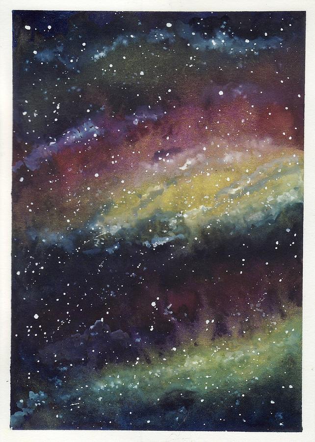 Star Gazing Painting by Spatters Of Whimsy