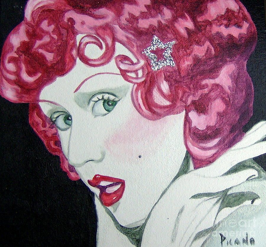 Christina Aguilera Painting - Star by Holly Picano