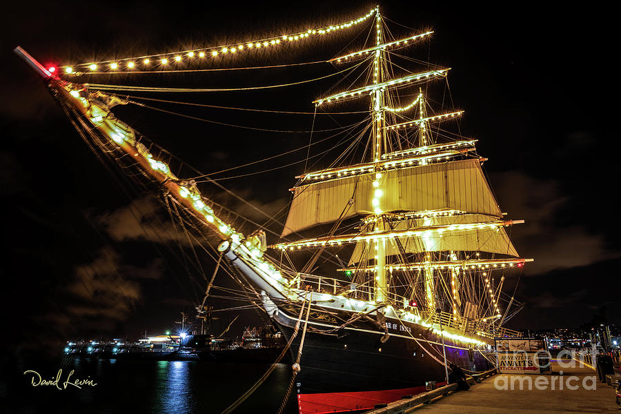 Star of India at Night Photograph by David Levin