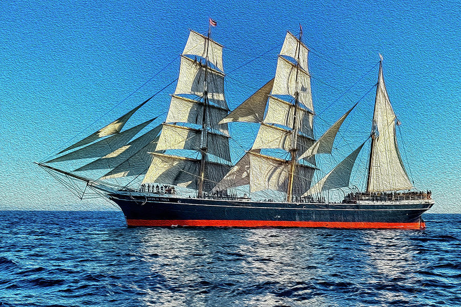 Star of India Faux Oil Photograph by Dan McGeorge