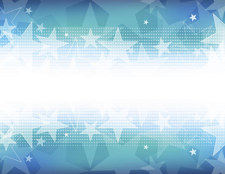 Star shape background with white out on the center horizon Drawing by Simon2579