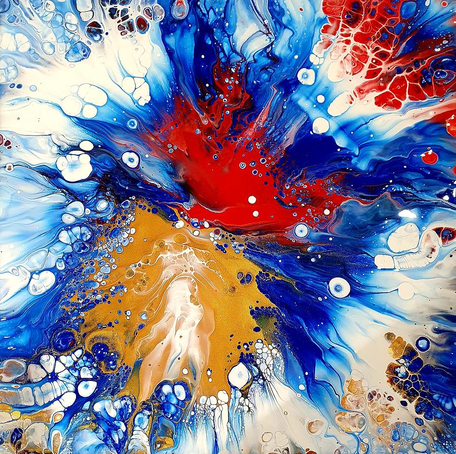 Star Spangle Banner Painting by DrSophia Rolle