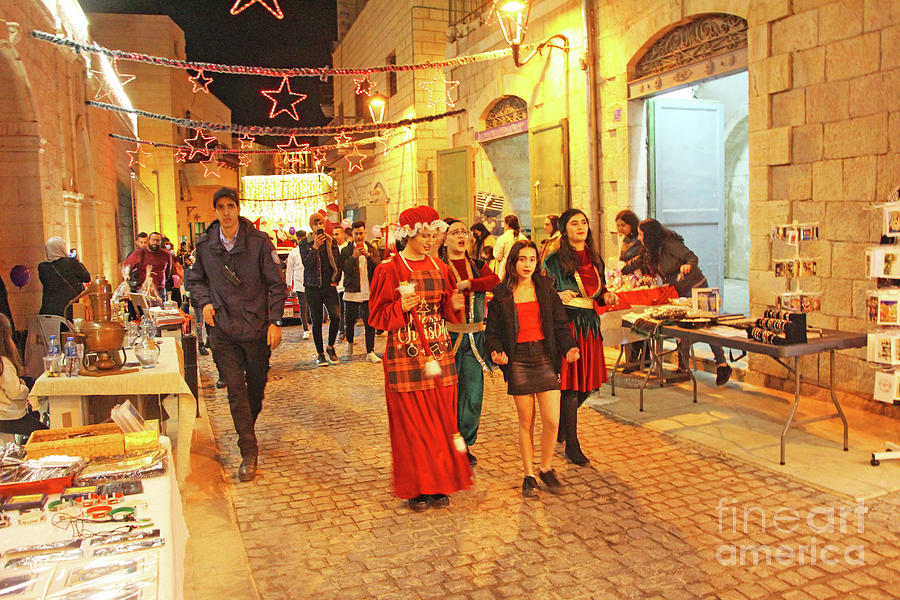 Star Street Christmas Market Photograph by Munir Alawi