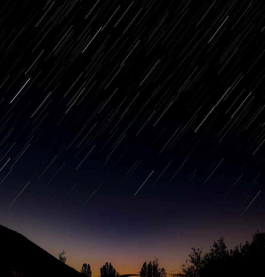 Star Trails Photograph by Jim Wilce
