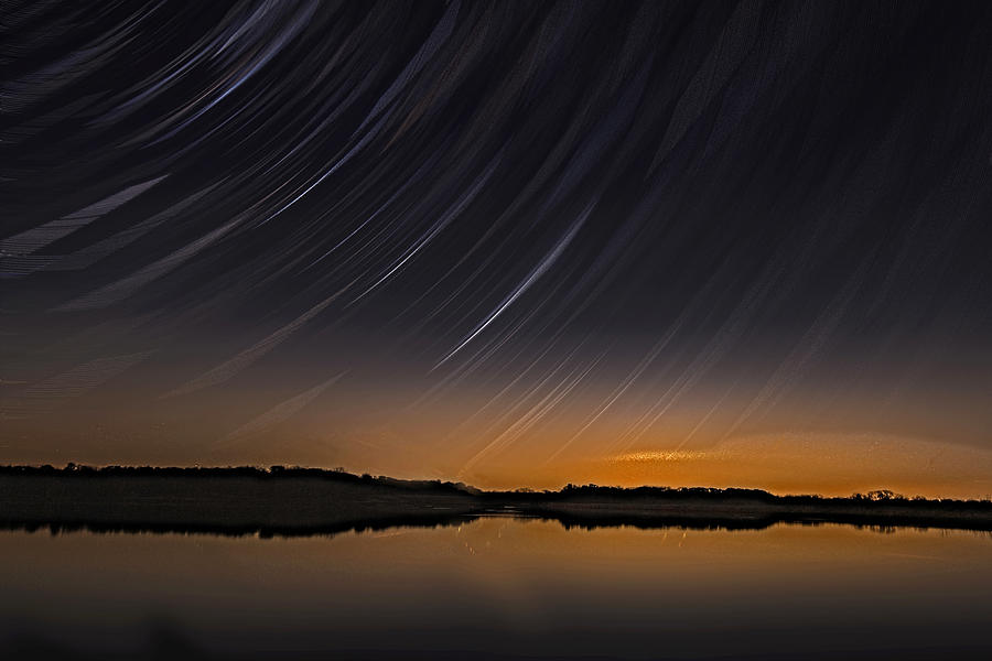 Star trails Photo Photograph by Sven Brogren