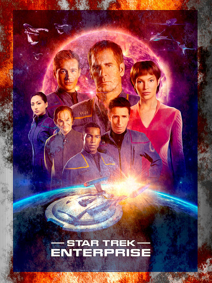 Star Trek Enterprise Digital Art by Steven Parker