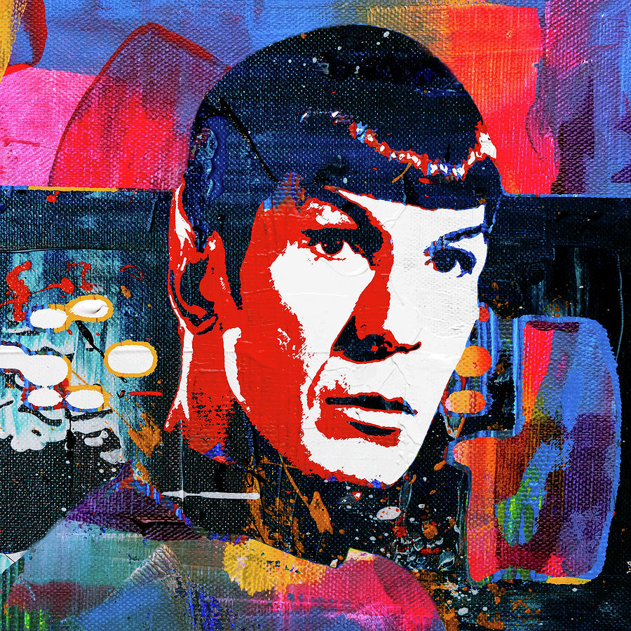 Star Trek Mr Spock Pop Art Painting