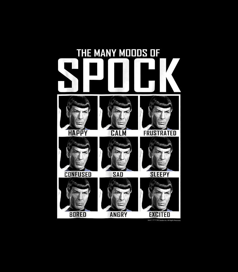 Star Trek Original Series Moods of Spock Graphic T-Shirt