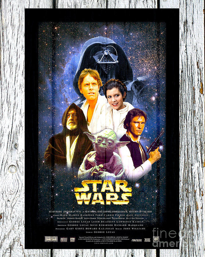 Star Wars A New Hope Digital Art by Steven Parker