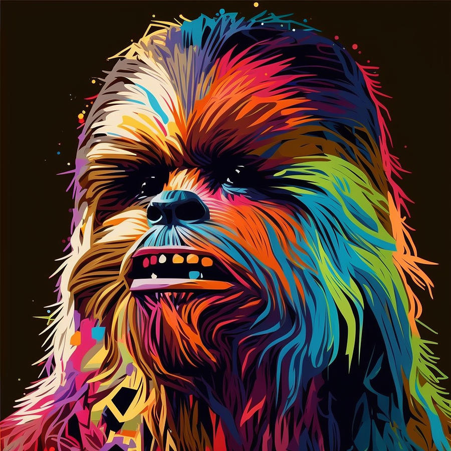 Star Wars Chewbacca Fan Art 01 Digital Art By Jimmy Sjolander Fine Art America 