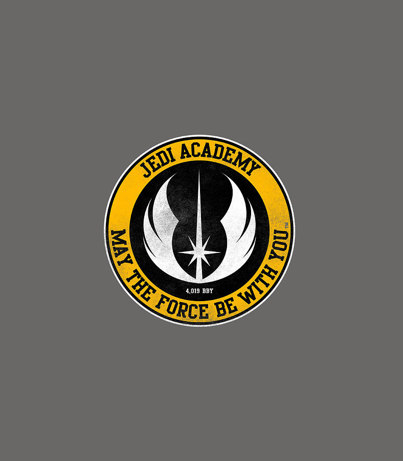 Star Wars Jedi Academy Gold Emblem Graphic Digital Art By Tome Alhor Fine Art America 