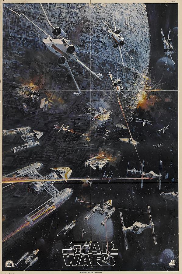 Star Wars - key art 1977 Mixed Media by Movie World Posters
