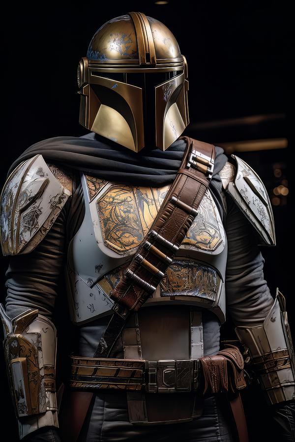 Star Wars - Mandalorian Armor 1 Digital Art by Sotiris Filippou - Fine ...