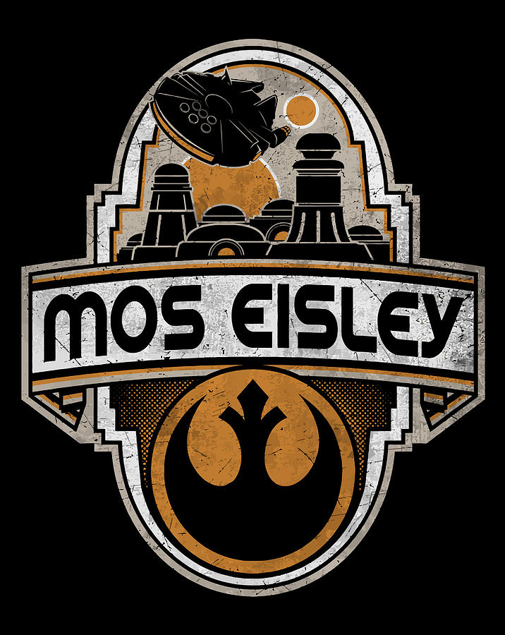 Star Wars Mos Eisley Rebel Logo Digital Art by Jessika Bosch