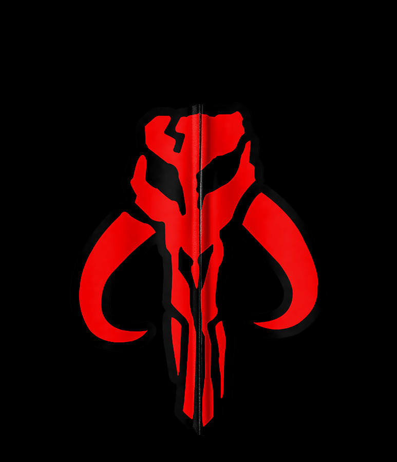 chrome red mandalorian