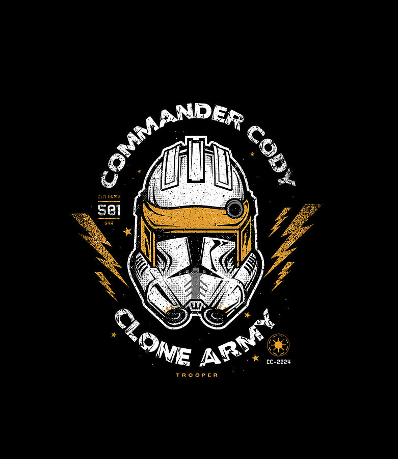 Star Wars The Clone Wars Commander Cody Clone Army Digital Art by Quynh Vo