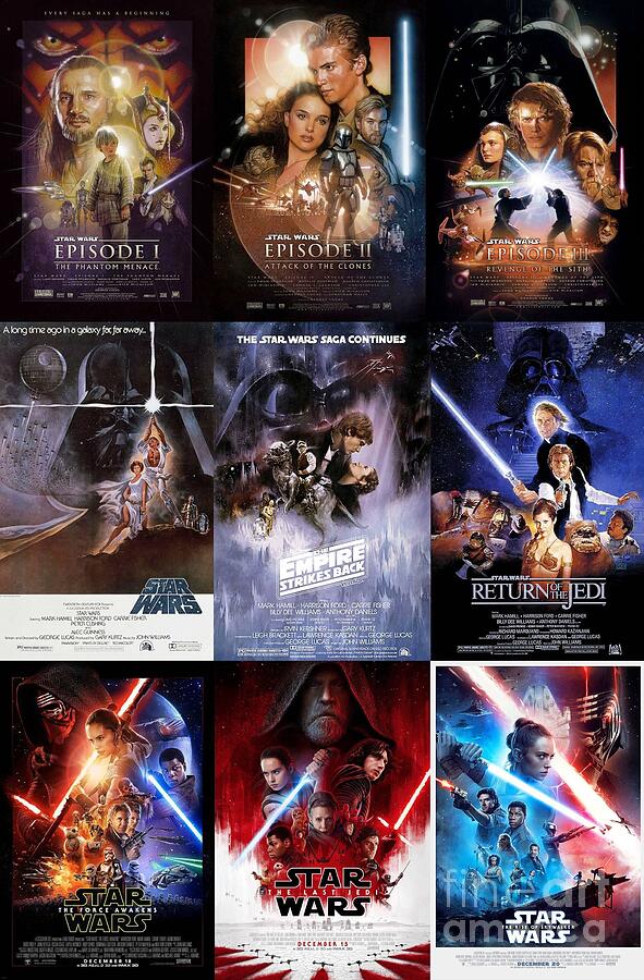 star wars movies posters