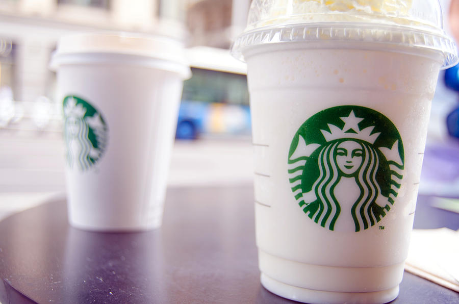 Starbucks drinks Photograph by David Crespo