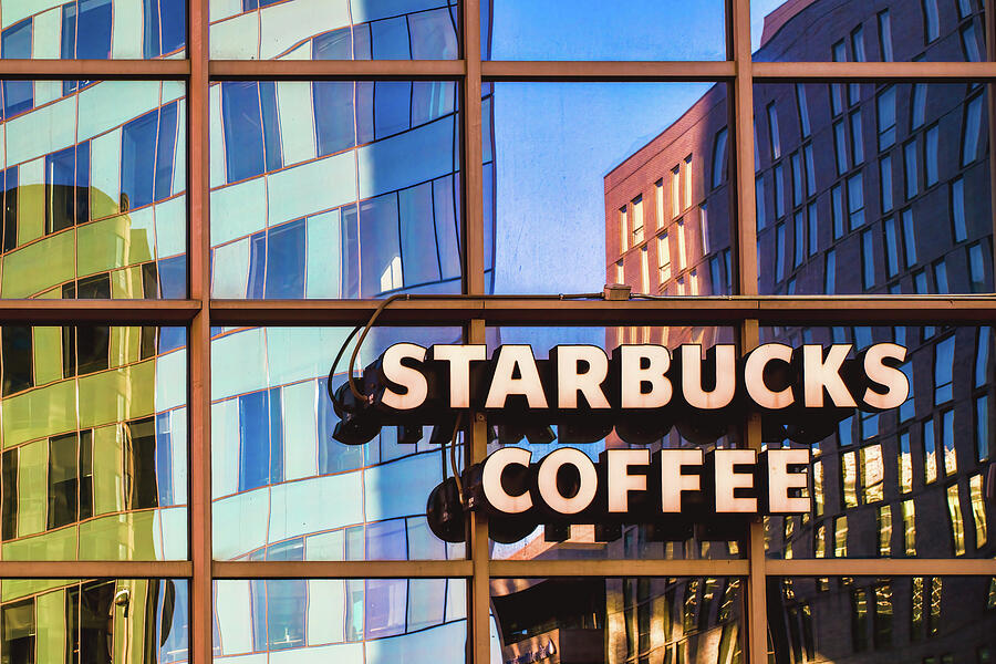 Starbucks Reflections Photograph by Darren White Starbucks Reflections Photograph by Darren White